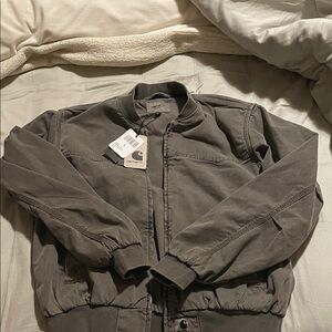 Carhartt Men's Charcoal Bomber Jacket new